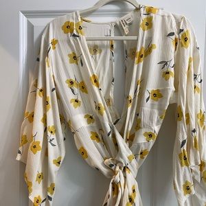 Billabong floral wrap dress. Worn once